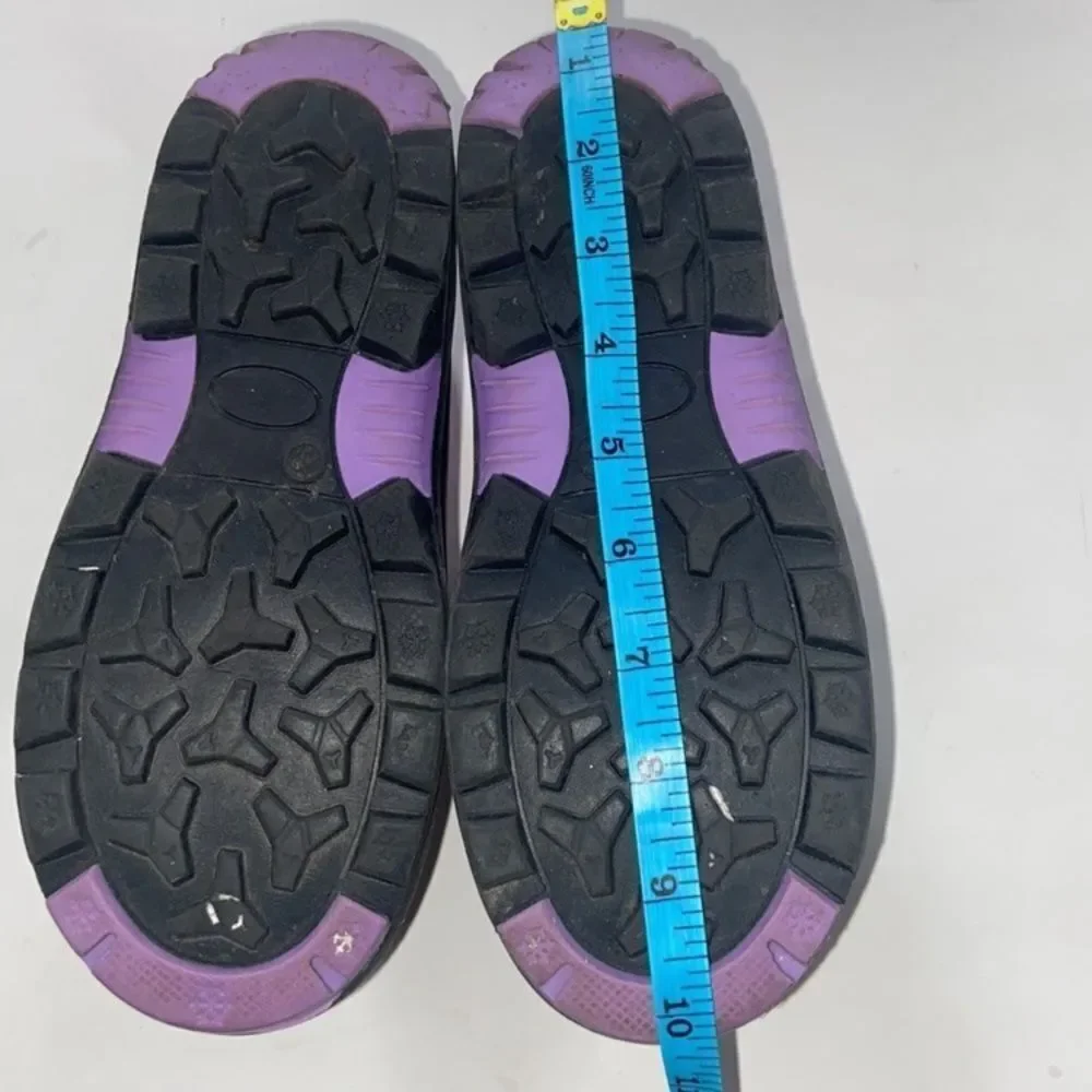 🥰Arctic Shield Vibrant Kids' Pink and Purple Snow Boots Size 4